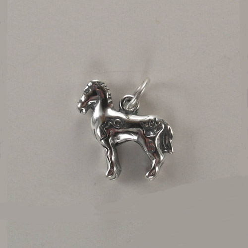 Sterling Silver Indian pony charm/pendant