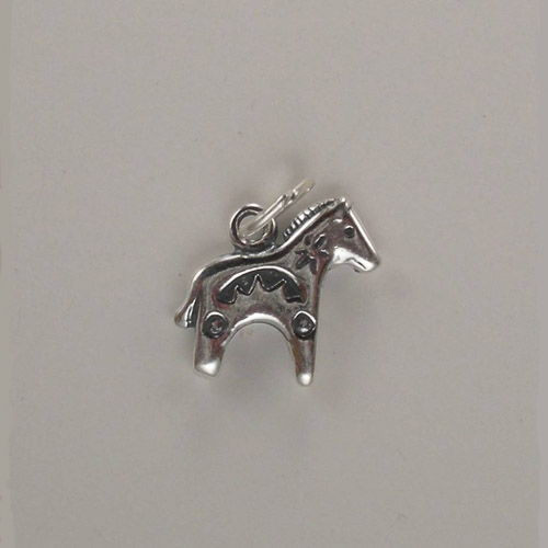 Sterling Silver horse Indian Fetish charam/pendant