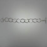 Sterling Silver horseshoe link bracelet