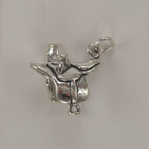 Sterling Silver side saddle charm/pendant