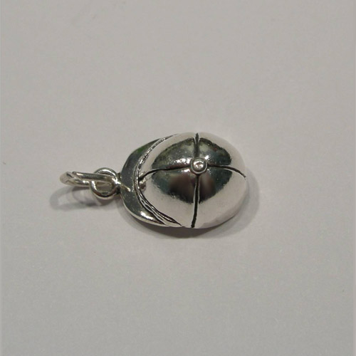 Sterling Silver jockeys cap charm/pendant