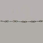 Sterling Silver snaffle bit link bracelet