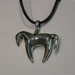 Sterling Silver horse fetish style necklace