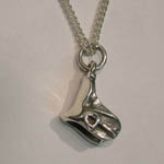 side of Dressage saddle necklace