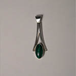 Sterling Silver Malachite pendant