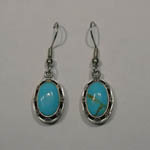 Sterling Silver Turquoise dangle earrings