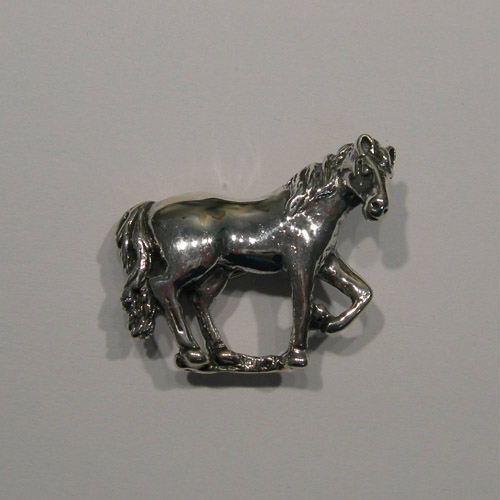 Sterling Silver horse pin/pendant