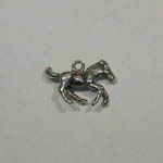 Sterling Silver 3 D galloping colt charm/pendant