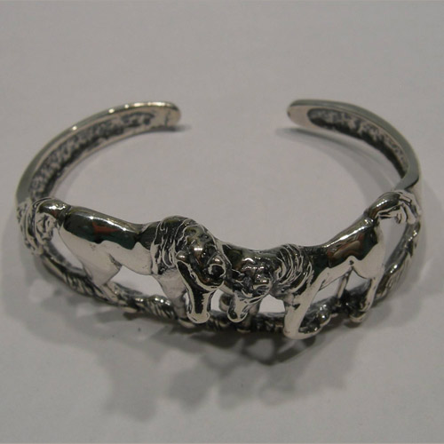 side of horses cuff bracelet