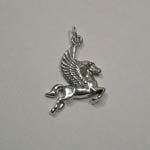 Sterling Silver flying Pegasus charm/pendant