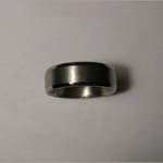 Titanium beveled edge ring