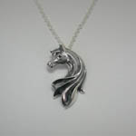 Sterling Silver Arabian Horse Head necklace