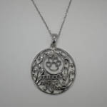 Sterling Silver dog friend necklace