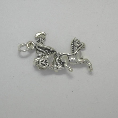 Other side of Roman Centurion and chariot charm/pendant