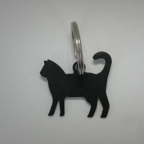 Wrought Iron cat key chain