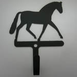 Wrought Iron Dressage Horse wall hook