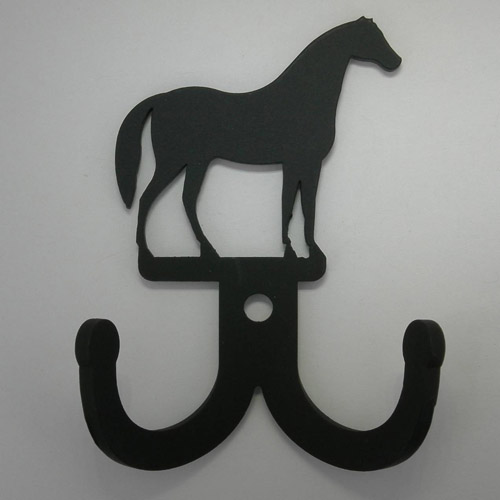 Wrought Iron Standing Horse double wall hook