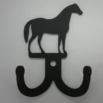 Wrought Iron Standing Horse double wall hook