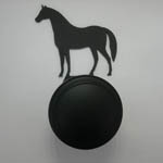 Wrought Iron Horse door knob