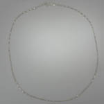 Sterling Silver diamond cut snake chain