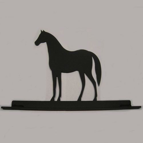 Wrought Iron Horse Mail Box Top Decoration