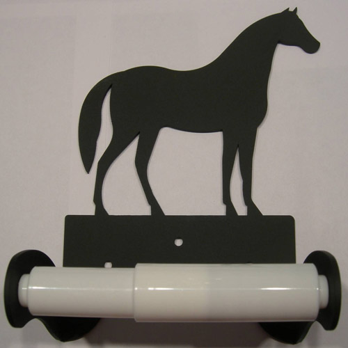 Wrought Iron Horse Bathroon tissue holder