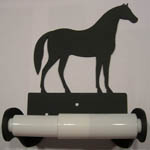 Wrought Iron Horse Bathroon tissue holder