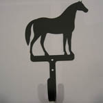 Wrought Iron Horse Large wall hook