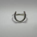 Sterling Silver large horseshoe ring