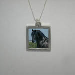 Sterling Silver Engravable Photo necklace