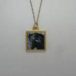Vermiel double small photo necklace
