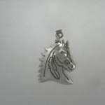 Sterling Silver Indian Horse Head Pendant