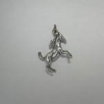 Sterling Silver rearing horse pendant
