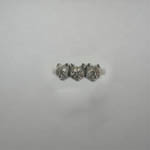 Sterling Silver three cat ring