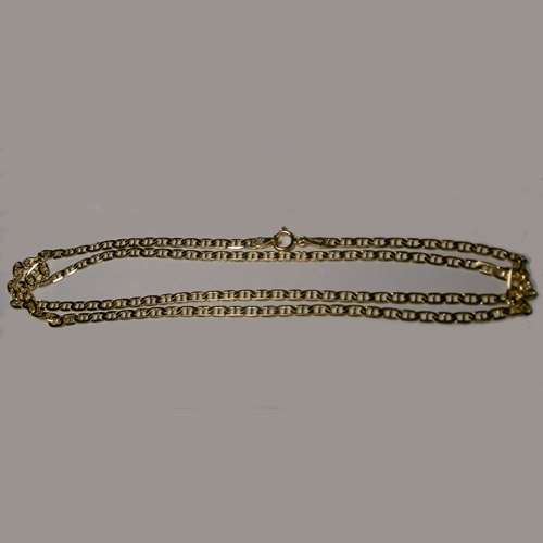 14 kt.y.g. 20 inch Anchor chain